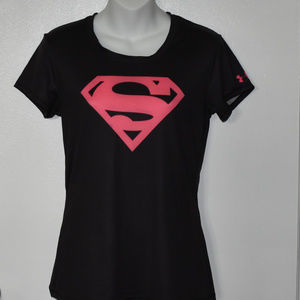 Under Armour Superman Heat Gear Shirt Sz Small